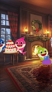 Baby Shark Ornament came to life 🦈 Make a great wish ⭐ #happyholidays