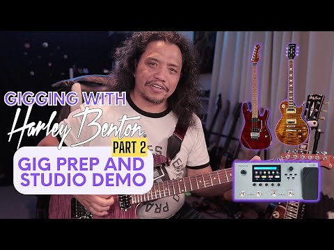 Gig Prep and Studio Demo! Gigging with Harley Benton Part 2/3