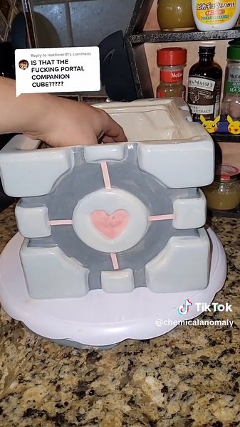 Companion Cube: The Weighted Wonder of Portal