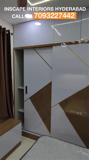 BED ROOM Luxury 2BHK Interior | MARINA SKIES HYDERABAD | INSCAPE INTERIORS #interiordesign #interior