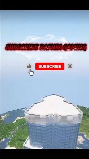 🌃How To Build Burj Khalifa in Minecraft | Mega Build Tutorial 😱#shorts #minecraft