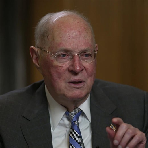 Justice Anthony Kennedy on the Supreme Court today: "A little bit too personal and confrontational"