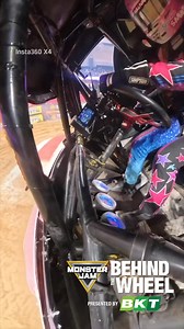 Let's go behind the wheel with Jamie Sullivan, in this week's BKT Tires Behind The Wheel! 🦄 #MonsterJam #BKTTires #BehindTheWheel #GrowingTogether | Monster Jam