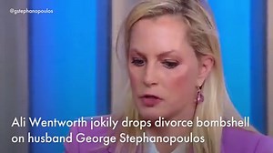 Ali Wentworth calls out husband George Stephanopoulos live on GMA
