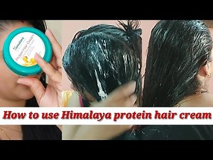 How to use Himalaya protein hair cream - Affordable Hair spa at home - HIMALAYA herbal protein cream