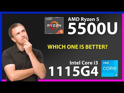 AMD Ryzen 5 5500U vs INTEL Core i3 1115G4 Technical Comparison