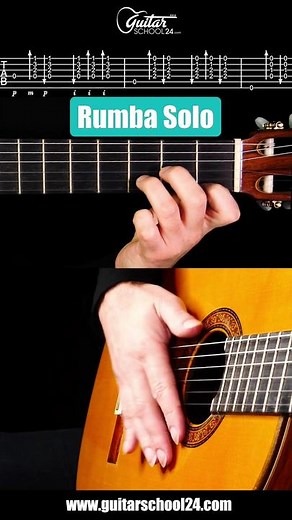 Rumba Solo Guitar TAB Tutorial💃 You can find the strumming pattern for this rumba in our