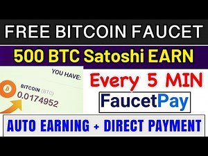 Free bitcoin faucet | Earn 0.001 btc free | Every 5 min claim + Instant payout | btc faucet no timer