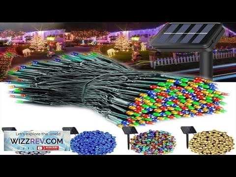 30 200 LED Solar String Lights Outdoor Garden Party Xmas Fairy Wedding Lamp