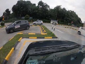 laluan parking 4 litar latihan dan ujian di IMKEDA CHERAS...