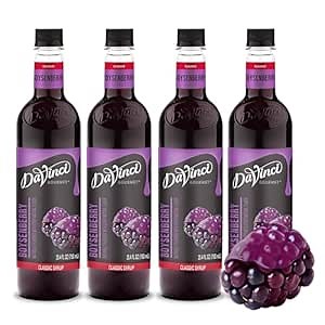 DaVinci Gourmet Boysenberry Syrup, 25.4 Fluid Ounces (Pack of 4)