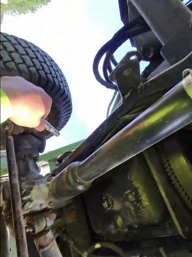 Using the Milwaukee M12 Cordless Lithium-Ion Grease Gun on our TRACTOR #farming #milwaukee #fyp