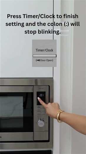 How to Set the Clock on Panasonic NN-CD87KS