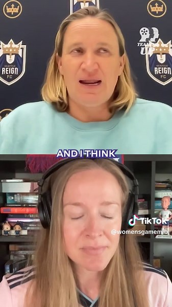 Seattle Reign manager Laura Harvey recalls coaching USWNT stars—including Naomi Girma, Sophia Wilson, & Trinity Rodman—during the early stages of their careers 🇺🇸 #beckysauerbrunn #lauraharvey #seattlereign #trinityrodman #naomigirma