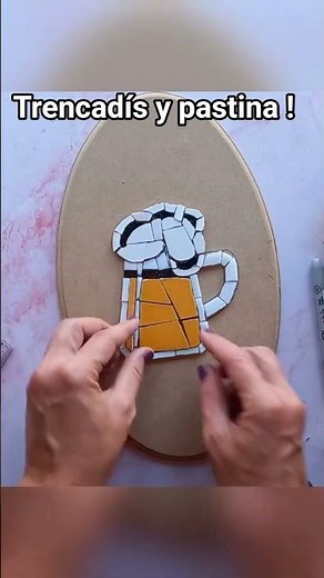Tips MOSAICO trencadis y pastina ! #mosaicos #mosaico #manualidades