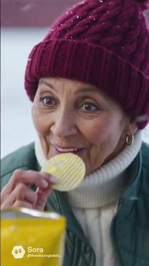 Sora 2 Ai - Lays Yellow Snow Commercial - Exception vs Reality