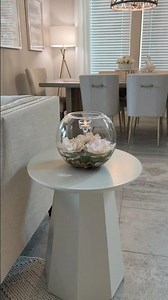 Let’s make a beautiful centerpiece with this glass bowl