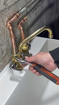 How to install a laundry sink. #sink #laundry #plumbing #renovation