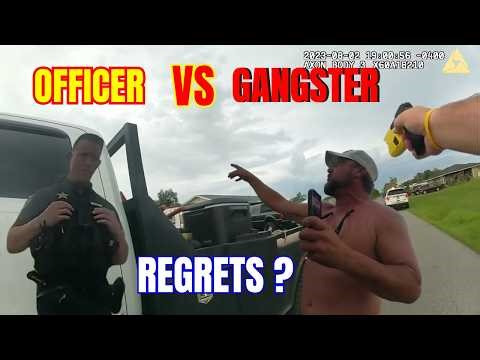 When Gangster Confronts Officer and Instantly Regrets It. THAT TASE WAS EPIC!