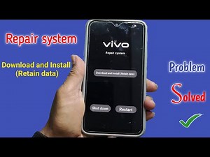 😢 How To Fix Vivo Repair System: Download and Install Retain Data 2026 #vivo