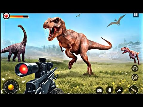 Dino Hunter 3D - Hunting Games Android Game | Dino Hunter 3D - Dinosaur Safari Hunter Survival Games