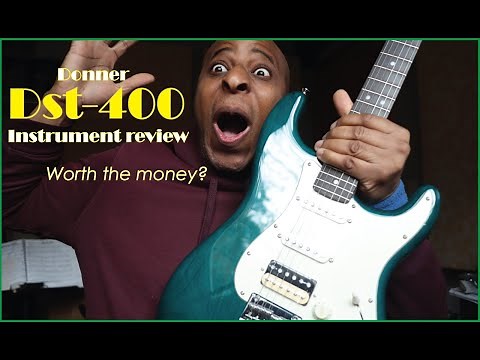 Donner DST 400 Electric guitar review. Guitars under $200