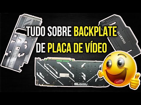 Tudo Sobre Backplate de Placa de Vídeo, descobrindo todas as partes da sua placa de vídeo!