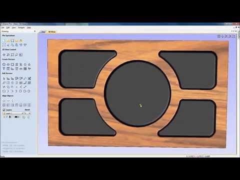 VCarve Pro Video 7 - Cutting Flutes and Pockets