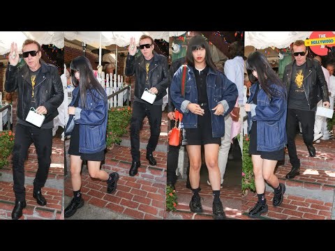 NICOLAS CAGE AND HIS WIFE RIKO SHIBATA SPOTTED LEAVING LUNCH AT THE IVY RESTAURANT IN BEVERLY HILLS!