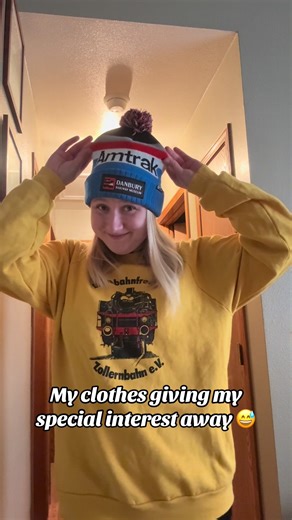 I have soooo many railroad related clothing items & I absolutely love it! #trains #railroad #hobby #railfan #foamer