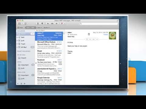 How to Delete email messages in the Mail app on Mac® OS X™
