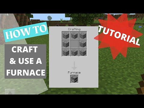 MINECRAFT | How to Craft a Furnace | Crafting a Furnace
