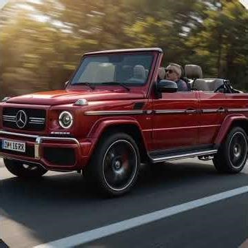 “Mercedes G-Wagon Cabriolet AMG 🔥 Red Beast Unleashed | Open Roof Luxury SUV 2028!”