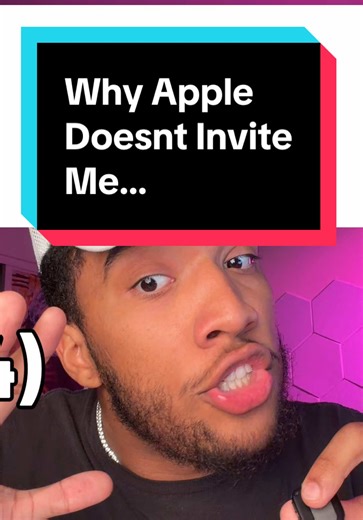 Replying to @عمر منير Top 5 reasons Apple doesn’t invite me to anything #carterpcs #tech #apple #iphone