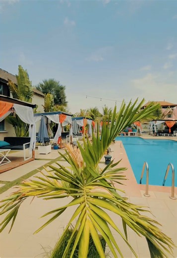 TikTok Mali Poolside Fun at Bamako Restaurant