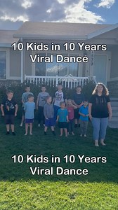 386K views · 1.3K reactions | Our attempt at this viral dance  #10kidsin10years #largefamily #viral | 10kidsin10years | Facebook
