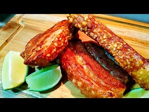 How to make pork crackling in an air fryer (oil-free fryer)