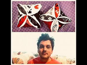 EASY and QUICK Cathedral Windows Pincushion Tutorial (and a little bit of Maxwell to make you smile)