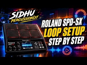 Roland SPD-SX Loop Demo 🔥 | Easy Loop Setup & Performance | Sidhu Percussionist