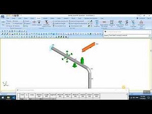 Pipe stress analysis course using AutoPIPE - Modeling steel structure [ Lecture No. 15/30 ]