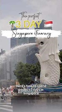 Singapore Itinerary 3 Days 🇸🇬 | Best Places, Budget & Travel Guide✅#shorts #youtubeshorts