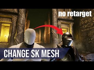 Replace skeleton without retarget