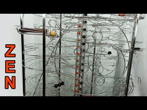 ZEN rolling ball sculpture in 4K