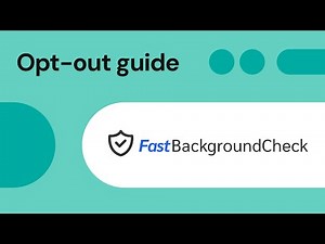 FastBackgroundCheck.com Opt Out & Remove Your Info [2024]