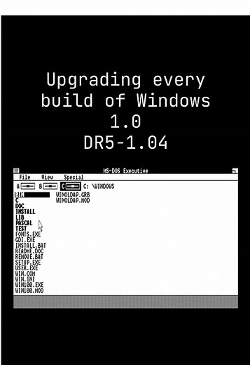 You think you know Windows 1.0? 💾 We tracked down every development build from 1983 to 1985. From the rare DR5 sent to testers, to the final release. Notice how the dialog boxes change? Microsoft was still figuring out what a
