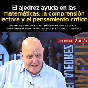 322K views · 5.2K reactions | El ajedrez ayuda en las matemáticas, la comprensión lectora y el pensamiento crítico. El ajedrez desarrolla habilidades cognitivas clave, como la lógica, el pensamiento crítico y la resolución de problemas, mejorando tanto las matemáticas como la comprensión lectora. Además, enseña autocontrol, autocrítica y flexibilidad, habilidades esenciales para el éxito académico y personal. | Web del Maestro CMF | Facebook