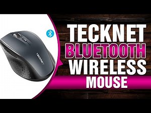 TeckNet Bluetooth Wireless Mouse, Grey (BM308)