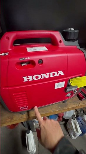 Honda generator EU2200i Quiet and runs like a champ! Hope I don't have to use it this winter.