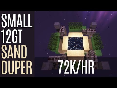 FAST Sand Duper (72k/hour) | Minecraft | Java 1.18+