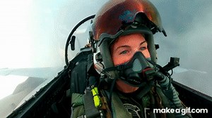 F/A-18 Carrier Flying: VFA-154 Black Knight Cruise 2021 (4K) on Make a GIF